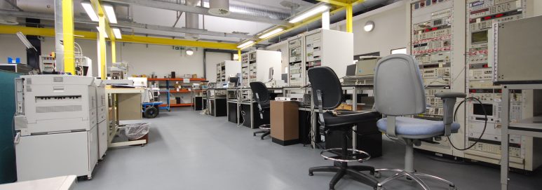 Ecotile ESD antistatic flooring in use